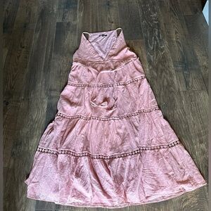 Lulus Pink Maxi Dress, Size XS
